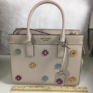 Kate Spade Cameron Flower Spade Medium Satchel